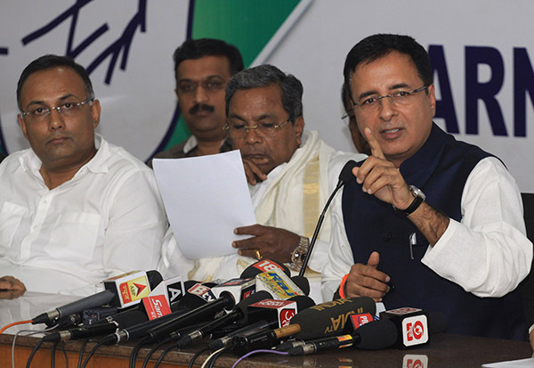 ಅಮಿತ್ ಶಾ ಪುತ್ರ ಜೈ ಶಾ ಪ್ರಕರಣದಲ್ಲಿ ಕಣ್ಣು ಮುಚ್ಚಿ ಕುಳಿತ ಪ್ರಧಾನಿ: ರಣದೀಪ್‌ಸಿಂಗ್ ಸುರ್ಜೆವಾಲ